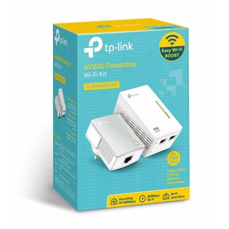 TP-Link TL-WPA4220 KIT Powerline AV600Mbps Wi-Fi 300Mbps