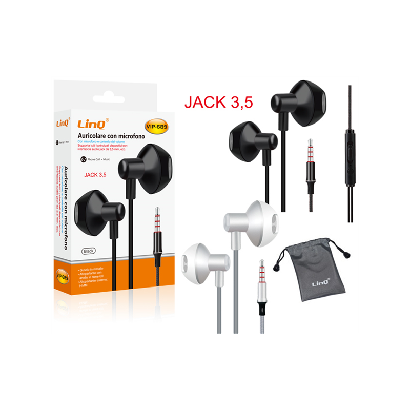 Auricolari cablati Jack