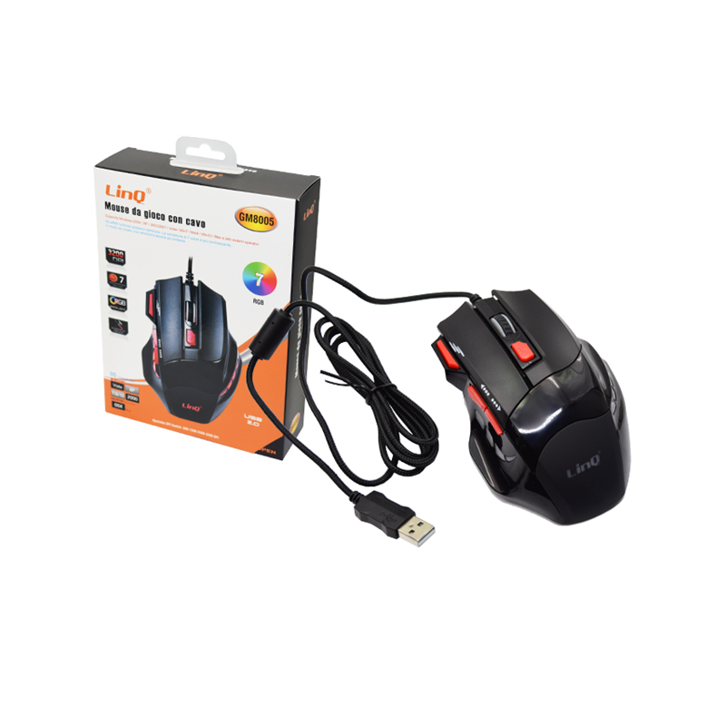 MOUSE DA GIOCO CON CAVO