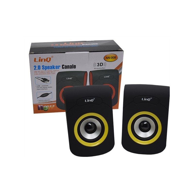 Casse audio cavo USB