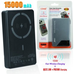 POWER BANK MAGNETICO CON RICARICA WIRELESS