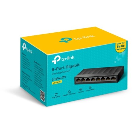 TP-Link LS1008G Switch 8 Porte 10-100-1000 Gigabit