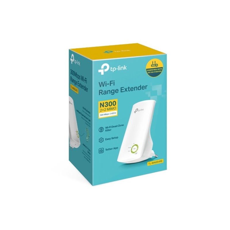 TP-Link TL-WA854RE Wireless Range Extender 802.11b-g-n 300Mbps